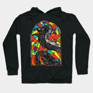 Stained Glass Lord Monochromicorn Hoodie